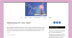 Desktop Screenshot of cityoflightmusical.com